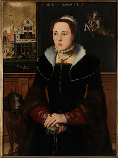 Portrait de Jacquemyne Buuck - Pieter Jansz. Pourbus