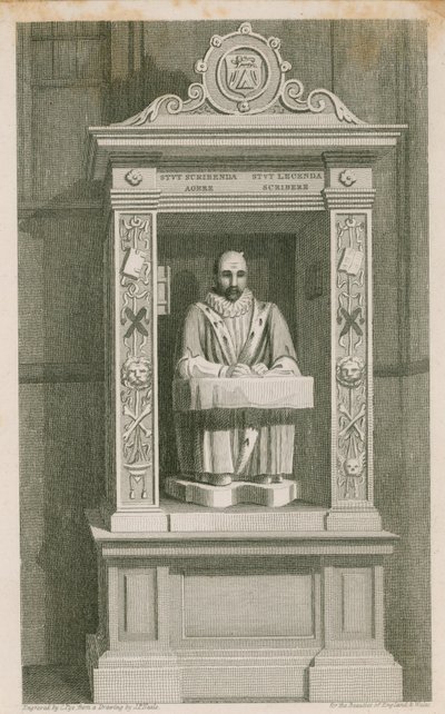 Monument de Stow, St Andrew Undershaft, Leadenhall Street, Londres - Pieter Jansz. Quast