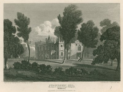 Strawberry Hill, Twickenham, Londres; La résidence de la comtesse douairière Waldegrave - Pieter Jansz. Quast