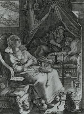 Nocte vacant curis animi - Pieter Jansz Saenredam