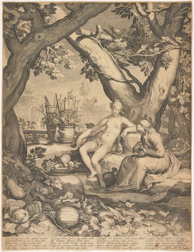 Vertumne et Pomone - Pieter Jansz Saenredam