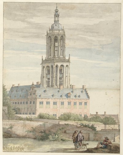 Vue du Palais de Frédéric V, Électeur Palatin, et de l