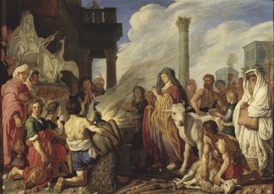 Didon fait un sacrifice à Junon - Pieter Lastman