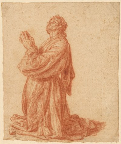 Studie eines knienden Mannes - Pieter Lastman