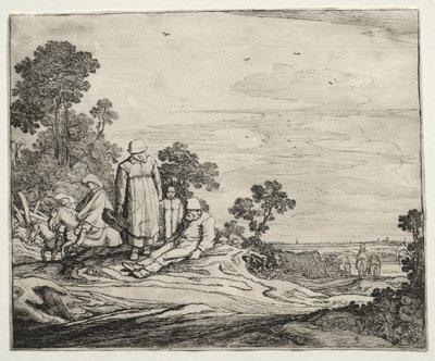 Paysage avec paysans, 1626 - Pieter Molyn