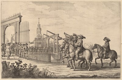 Entrée de Marie de Médicis à Amsterdam [plaque 1 de 6] - Pieter Nolpe
