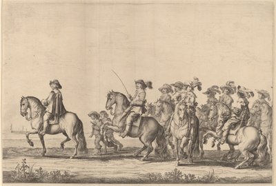 Entrée de Marie de Médicis à Amsterdam [plaque 2 de 6] - Pieter Nolpe