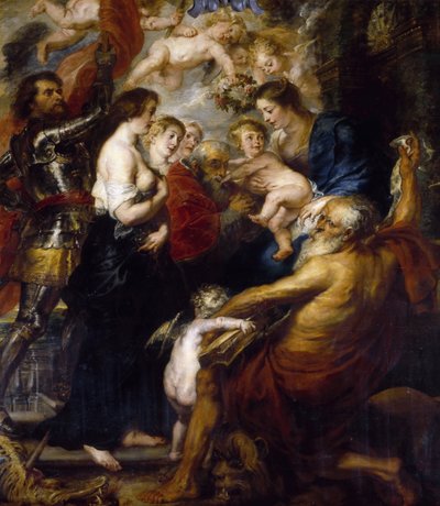 Notre-Dame avec les Saints, 1634 - Peter Paul Rubens