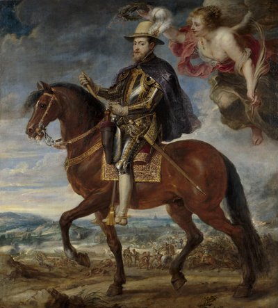 Portrait de Philippe II 1527-1598 à cheval, 1628 - Peter Paul Rubens