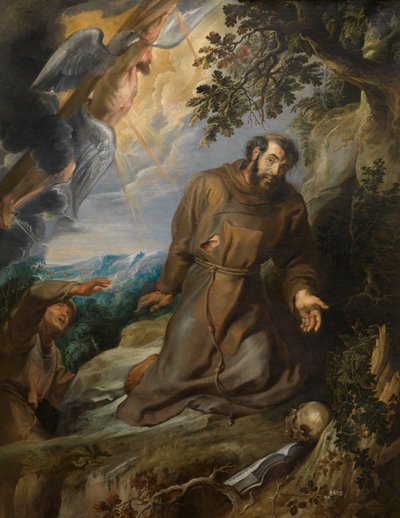 Saint François recevant les stigmates - Pieter Paul Rubens