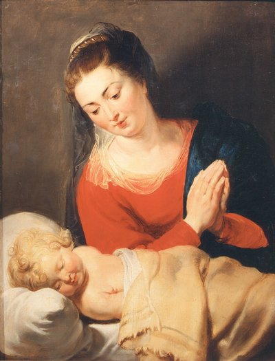 La Vierge adorant l