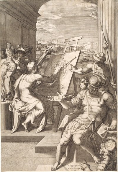 Allégorie de la peinture - Pieter Perret