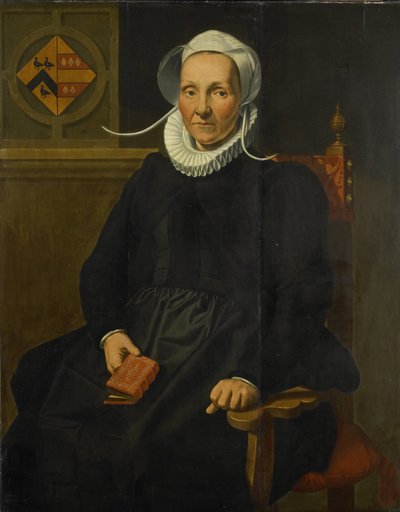 Portrait de Dirckje Tymansdr Gael, dite van der Graft, épouse de Mattheus Augustijnsz Steyn - Pieter Pietersz. (I)