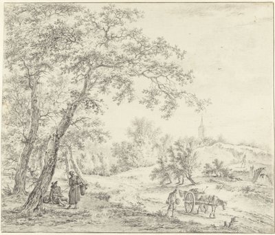 Paysage de Hollande du Nord (Egmond vers Castricum?) - Pieter Pietersz. Barbiers
