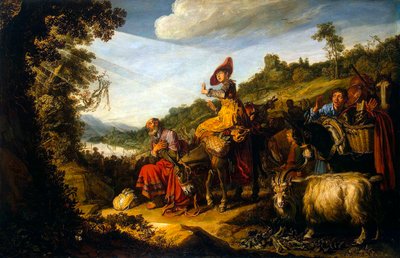 Abraham en route pour Canaan, 1614 - Pieter Pietersz. Lastman