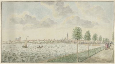 Vue de Kampen depuis la rivière - Pieter Remmers