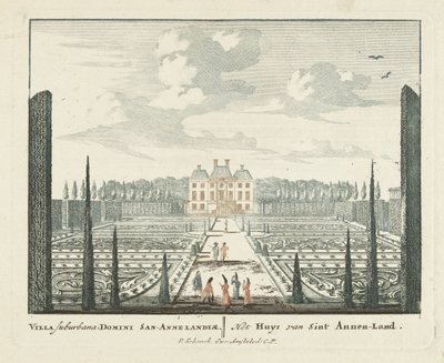 Vue du manoir Clingendael à La Haye - Pieter Schenk (I)