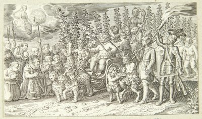 Le Triomphe de Bacchus à Thèbes - Pieter Serwouters