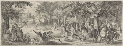 Chasse au héron - Pieter Serwouters