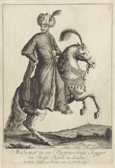 Portrait équestre de Mehmet IV, sultan de l