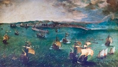 Bataille dans la baie de Naples - Pieter Bruegel the Elder