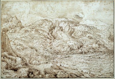 Paysage des Alpes - Pieter Bruegel the Elder