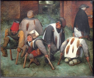 Les mendiants ou Les estropiés - Pieter Bruegel the Elder