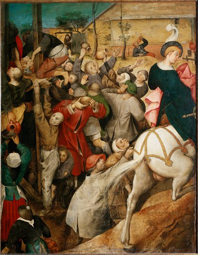 Le vin de Saint Martin (détail) - Pieter Bruegel the Elder