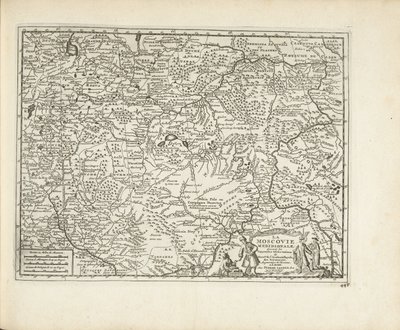 Carte de Moscovie, 1726 - Pieter Van der Aa