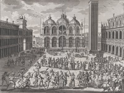 Le carnaval de Venise, de : Thesaurus Antiquitatum et Historiarum Italiae, vol. IX - Pieter Van der Aa