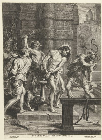 Flagellation du Christ par des soldats - Pieter de Bailliu (I)