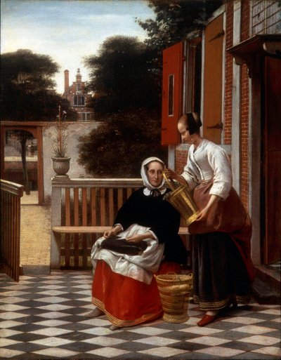 Une maîtresse et sa servante, 1660 - Pieter de Hooch