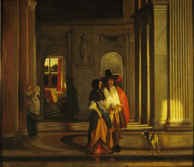 Départ pour la promenade - Pieter de Hooch