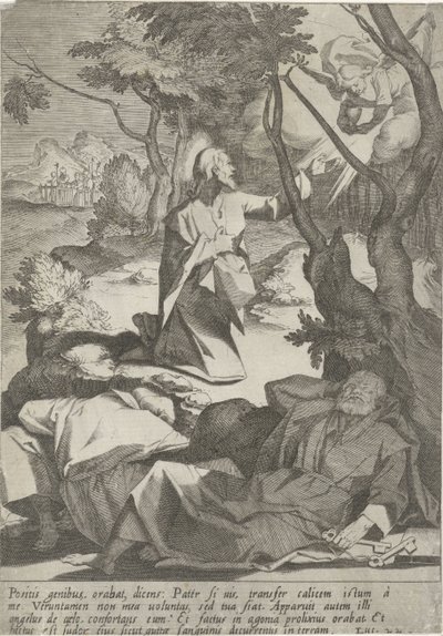 Christ dans le jardin de Gethsémani - Pieter de Jode (I)