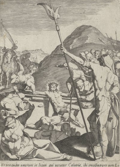 Christ est cloué sur la croix - Pieter de Jode (I)