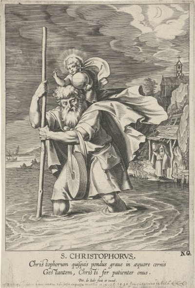 Saint Christophe - Pieter de Jode (I)