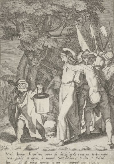 Arrestation du Christ (Passion du Christ) - Pieter de Jode (I)