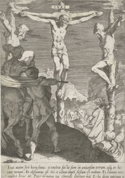 Crucifixion du Christ - Pieter de Jode (I)