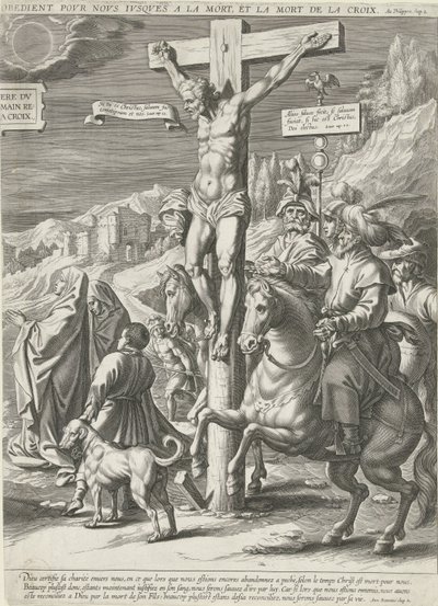 Crucifixion du Christ, partie droite - Pieter de Jode (I)