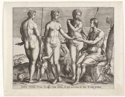 Le Jugement de Pâris - Pieter de Jode (I)