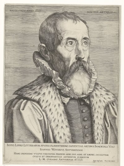 Portrait de Justus Lipsius - Pieter de Jode (I)