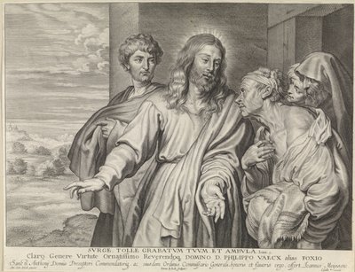 Christ guérit un paralytique - Pieter de Jode (II)