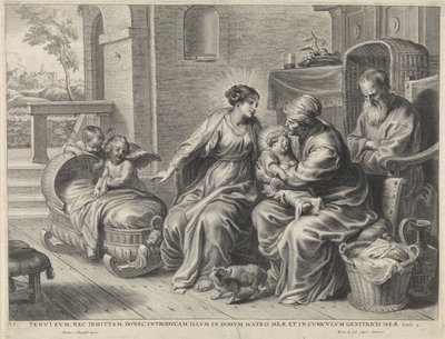 Sainte Famille et Sainte Anne - Pieter de Jode (II)