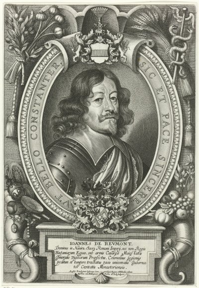 Portret van Johann von Reumont - Pieter de Jode (II)