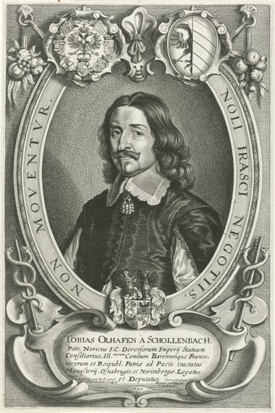 Portrait de Tobias Oelhafen de Schöllenbach - Pieter de Jode (II)