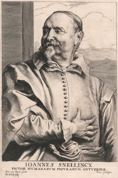 Joannes Snellincx, Pictor Humanarum Figurarum Antuerpiæ - Pieter de Jode