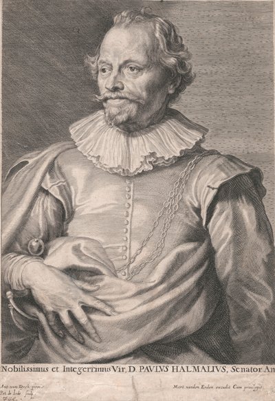Nobilissimus et Integermus Vir, D. Paulus Halmalius, Sénateur Ant. - Pieter de Jode