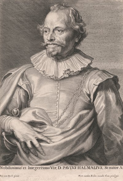 Nobilissimus et Integerrimus Vir, D. Paulus Halmalius, Sénateur Ant. - Pieter de Jode