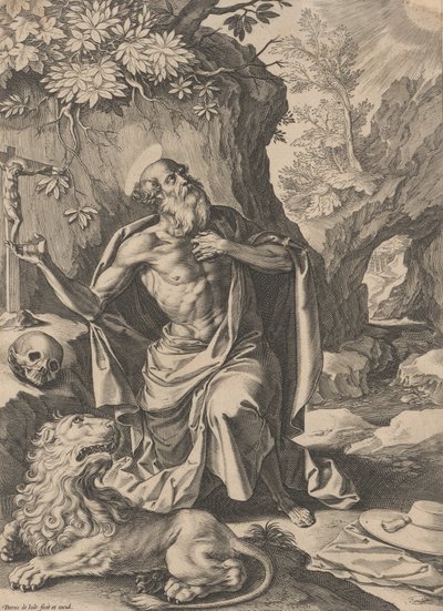 Saint Jérôme - Pieter de Jode