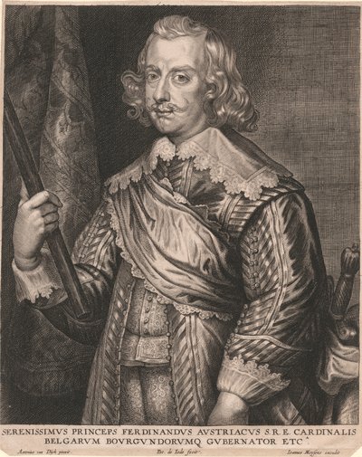 Serenissimus Princeps Ferdinandus Austriacus S.R.E. Cardinalis Belgarum Bourgundorumq Gubernator etc. - Pieter de Jode
